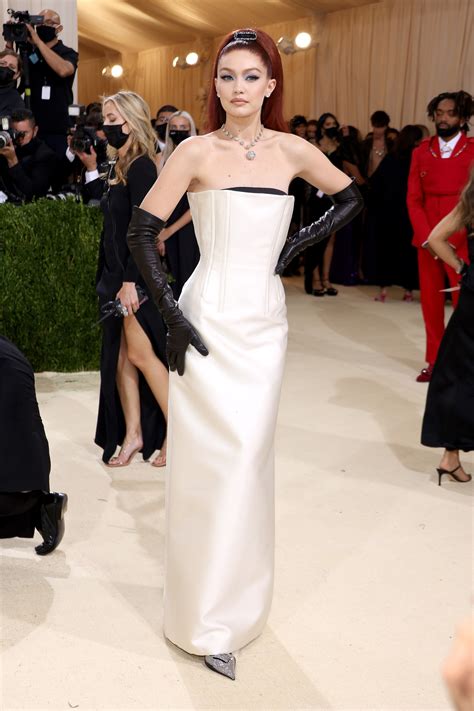 prada dress gigi hadid|Gigi Hadid met gala dress.